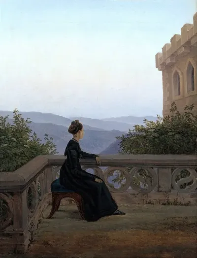 Woman On The Balcony