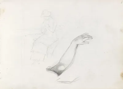 Woman On The Beach Study Of Arm