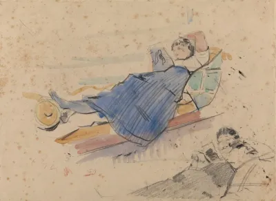 Woman Reading 11