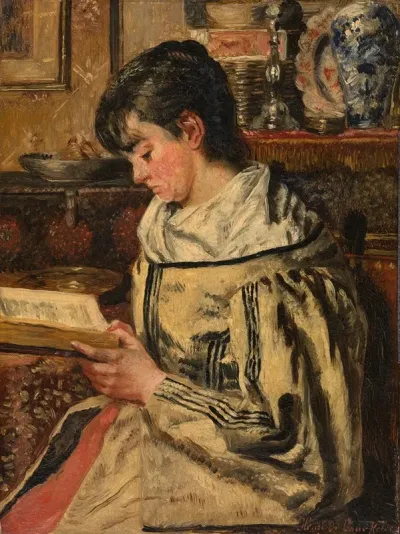 Woman Reading 12
