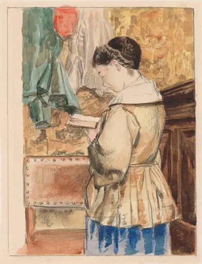 Woman Reading 13
