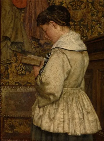 Woman Reading 14