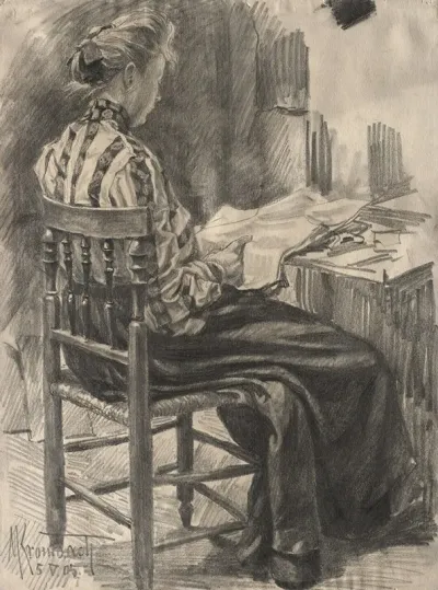 Woman Reading 5