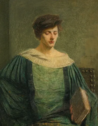 Woman Reading 7