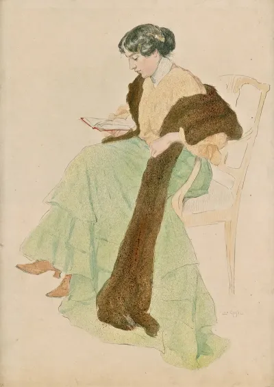 Woman Reading A Book 2