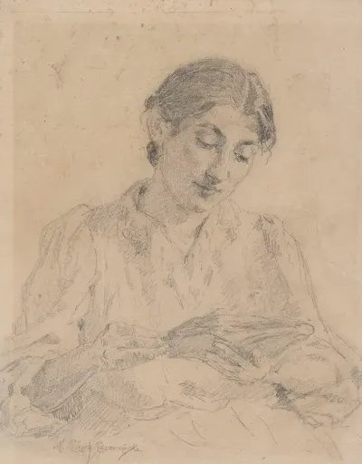 Woman Reading A Book