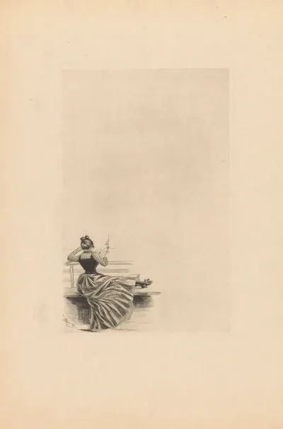 Woman Reading On A Bench