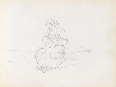 Woman Sewing 7