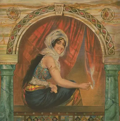 Woman Sitting In Window Smoking