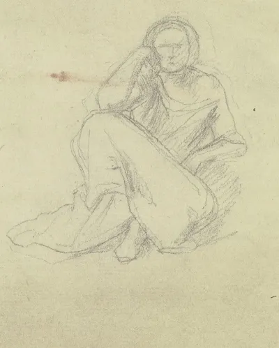 Woman Sitting On The Floor