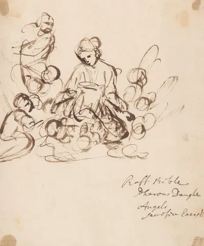 Woman Surrounded By Children