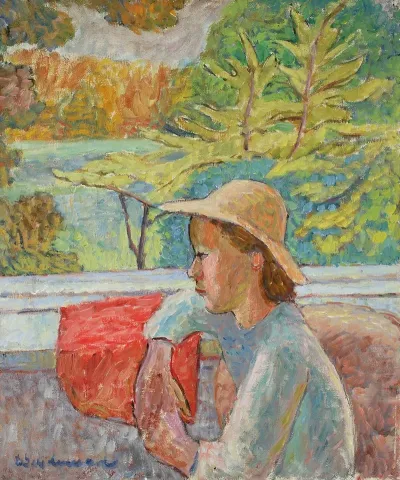 Woman Under A Window