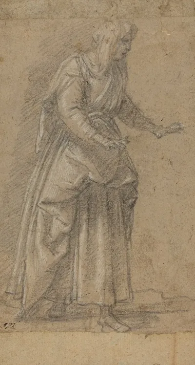 Woman Walking To The Right