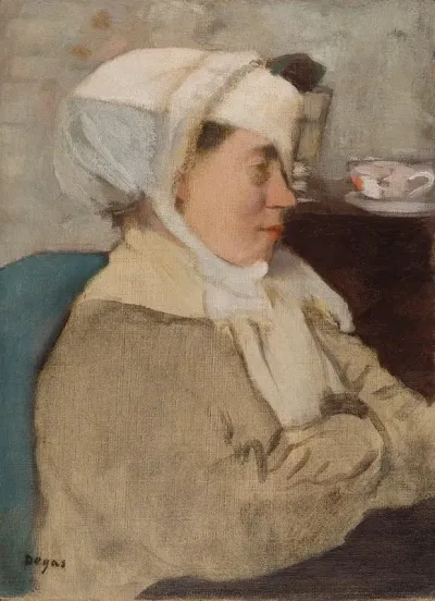 Woman With A Bandage