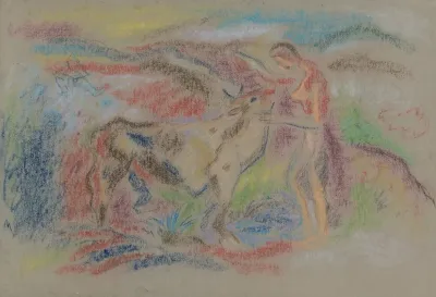 Woman With A Cow