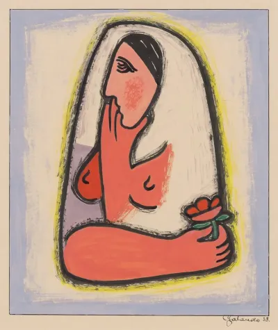 Woman With A Flower 3
