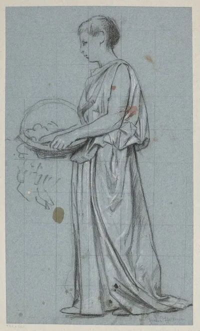 Woman With A Flower Basket