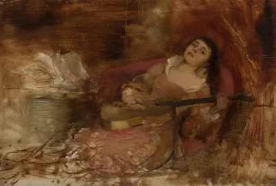 Woman With A Guitar 2