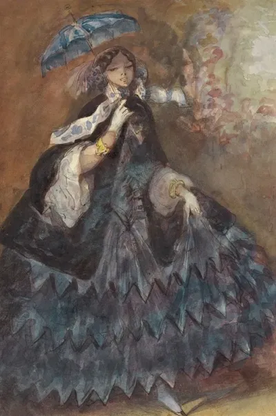 Woman With A Parasol 3