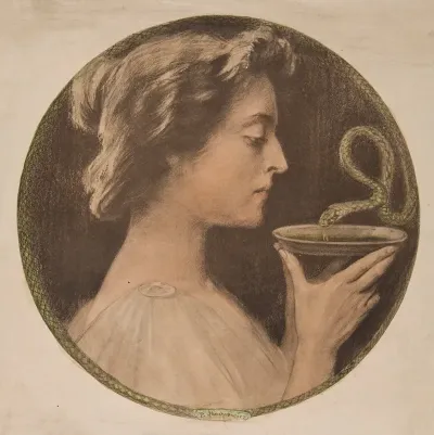 Woman With A Snake
