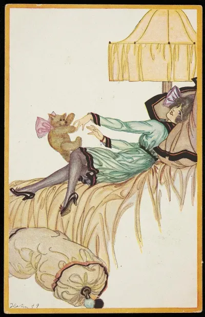 Woman With A Teddy Bear