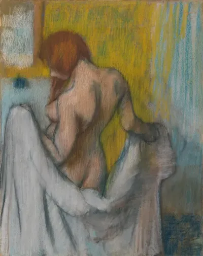 Woman With A Towel