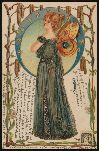 Woman With Butterfly Wings