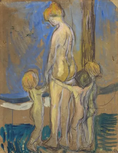 Woman With Children