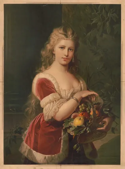 Woman With Fruit Basket