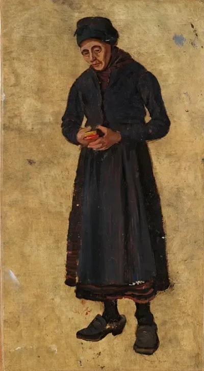 Woman With Hymnbook