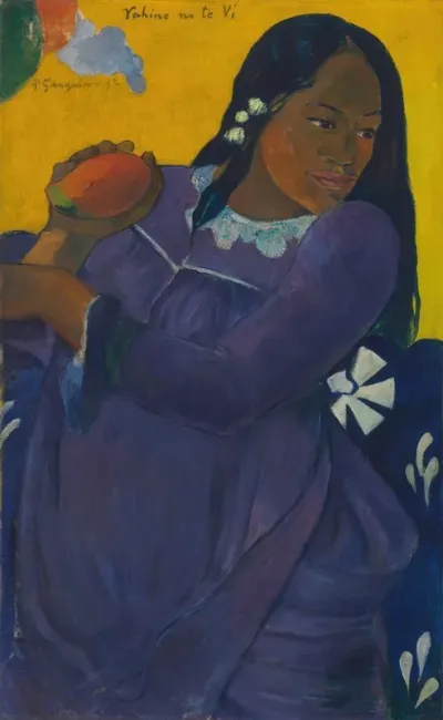 Woman With Mango