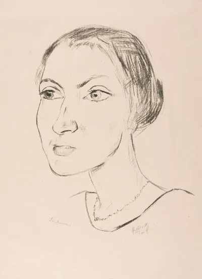 Woman With Necklace Frau Parcus