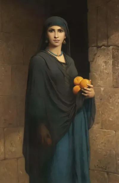 Woman With Oranges