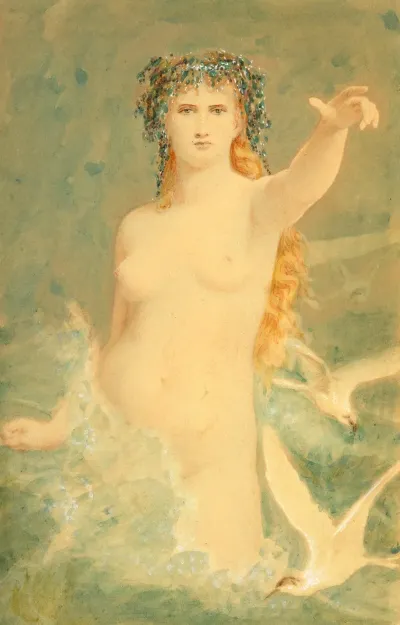 Woman With Seagull