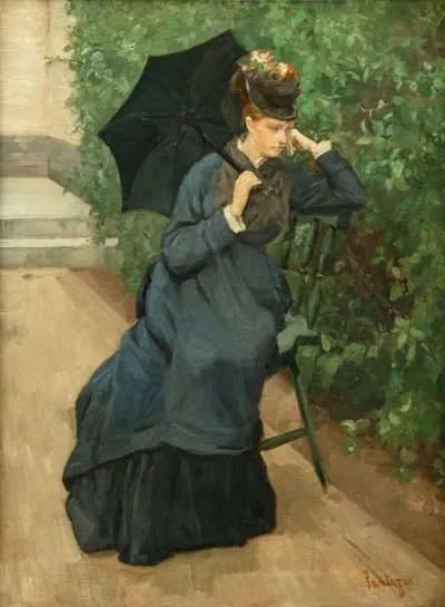 Woman With Umbrella