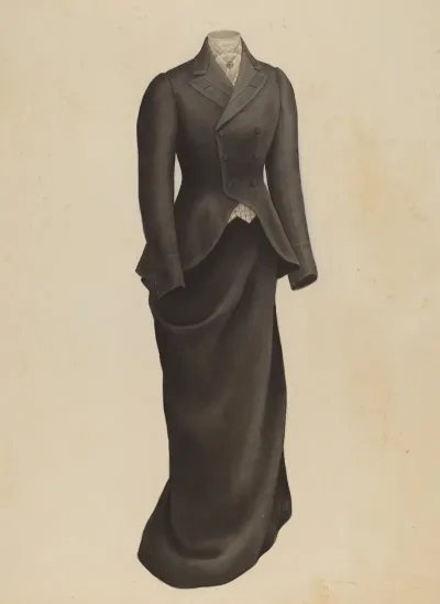 Womans Riding Habit