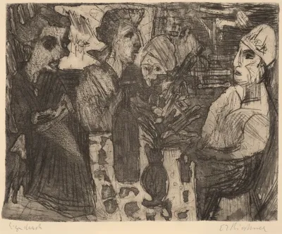 Women At A Table In A Room