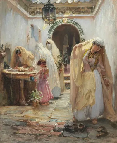 Women At The Fountain