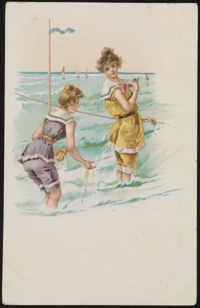 Women Bathing In The Sea