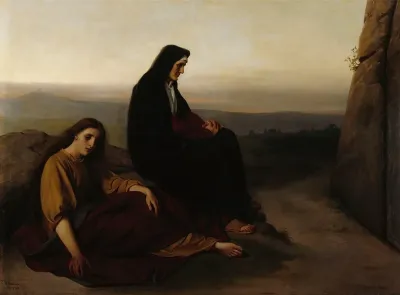 Women Mourning At Christs Grave