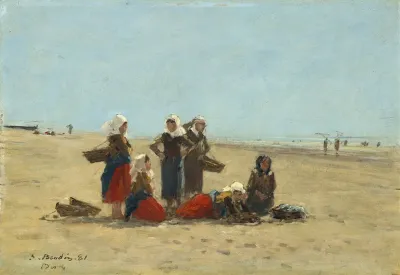 Women On The Beach At Berck