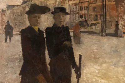 Women On The Rokin In Amsterdam