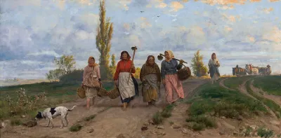 Women Returning From The Fields