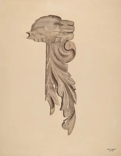 Wood Carving Profile Face