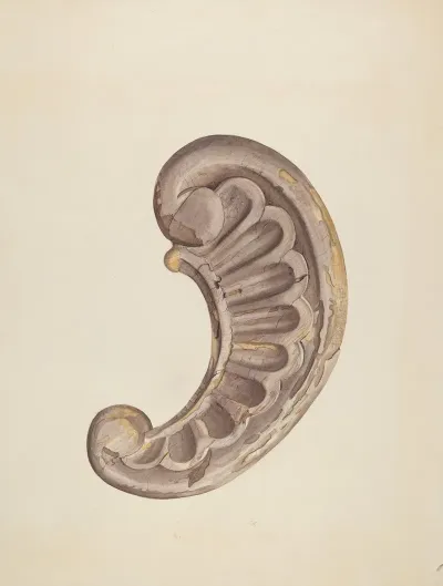 Wood Carving Scroll 3