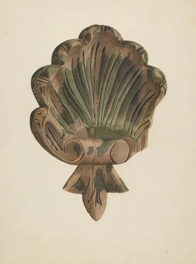 Wood Carving Shell 2