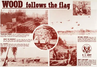 Wood Follows The Flag