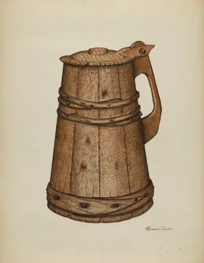 Wood Tankard