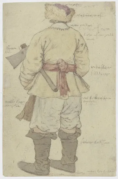 Woodcutter Seen From The Rear