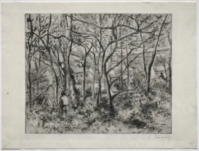 Wooded Landscape At Lhermitage Pontoise